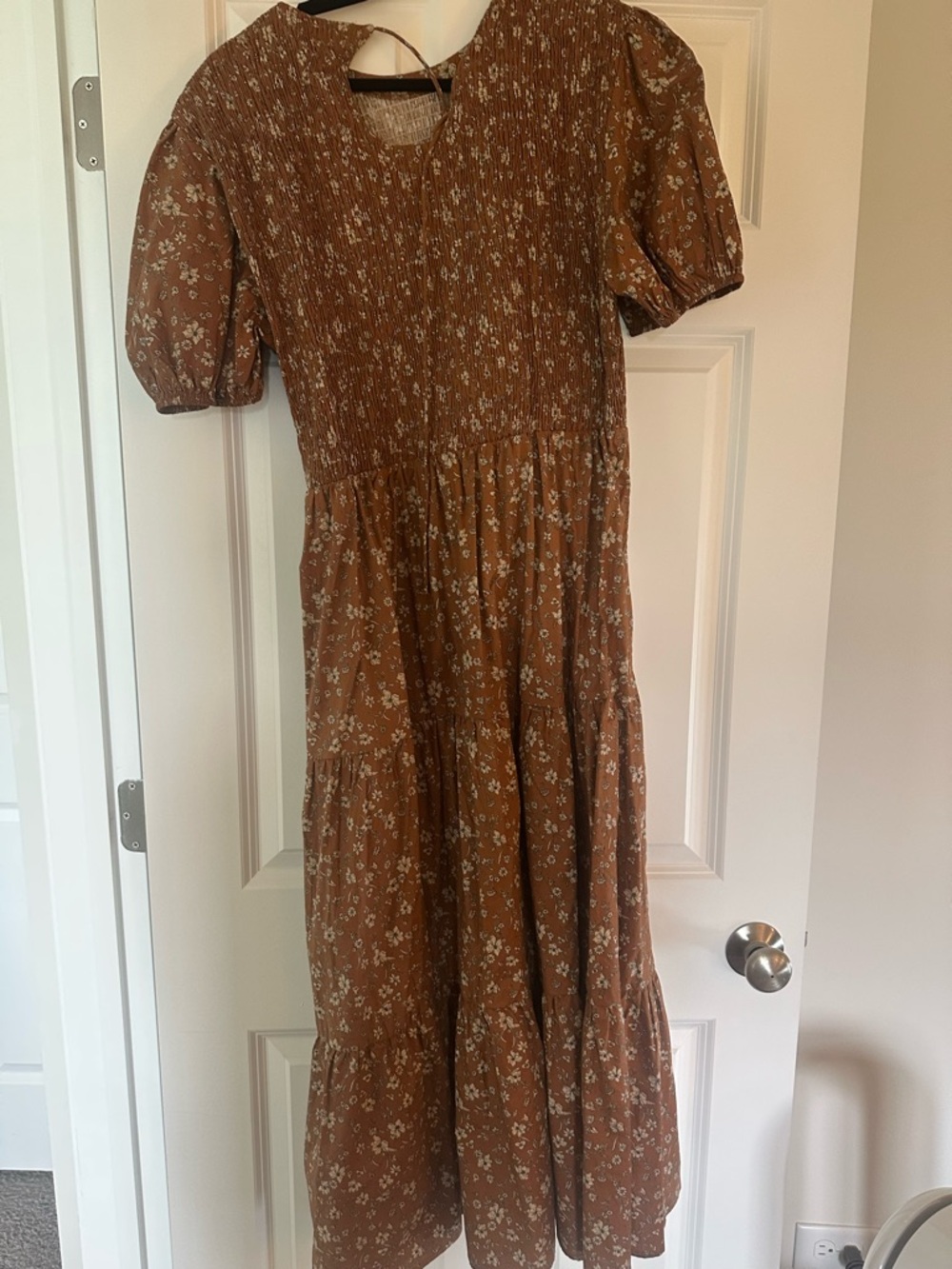 Petal & Pup Naura Shirred Tiered Midi Dress
